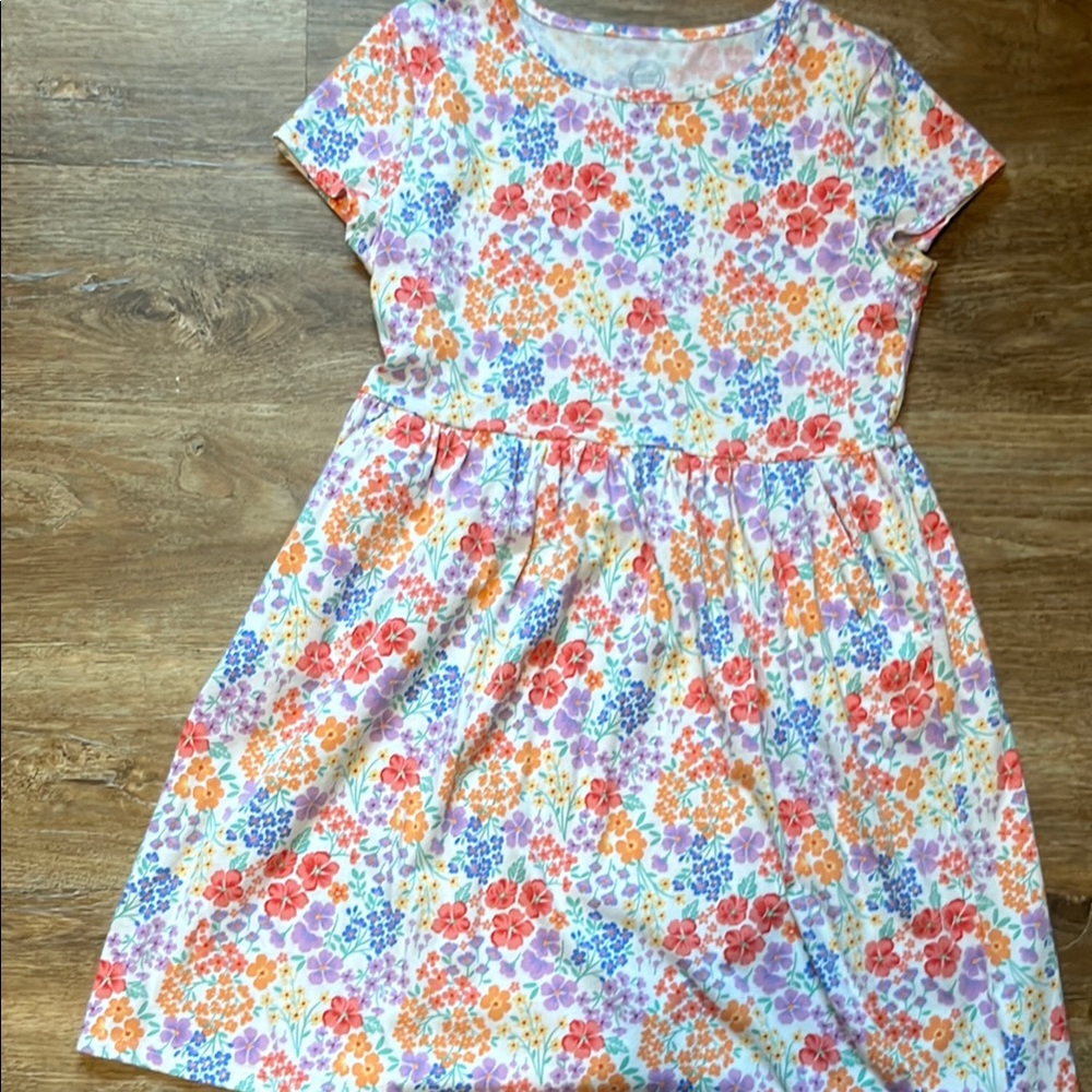 Wonder Nation Pink and Blue Raglan Sleeve Sundress